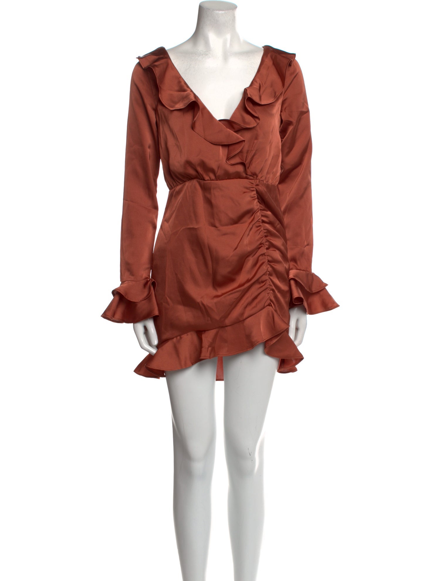 Majorelle Cowl Neck Mini Dress