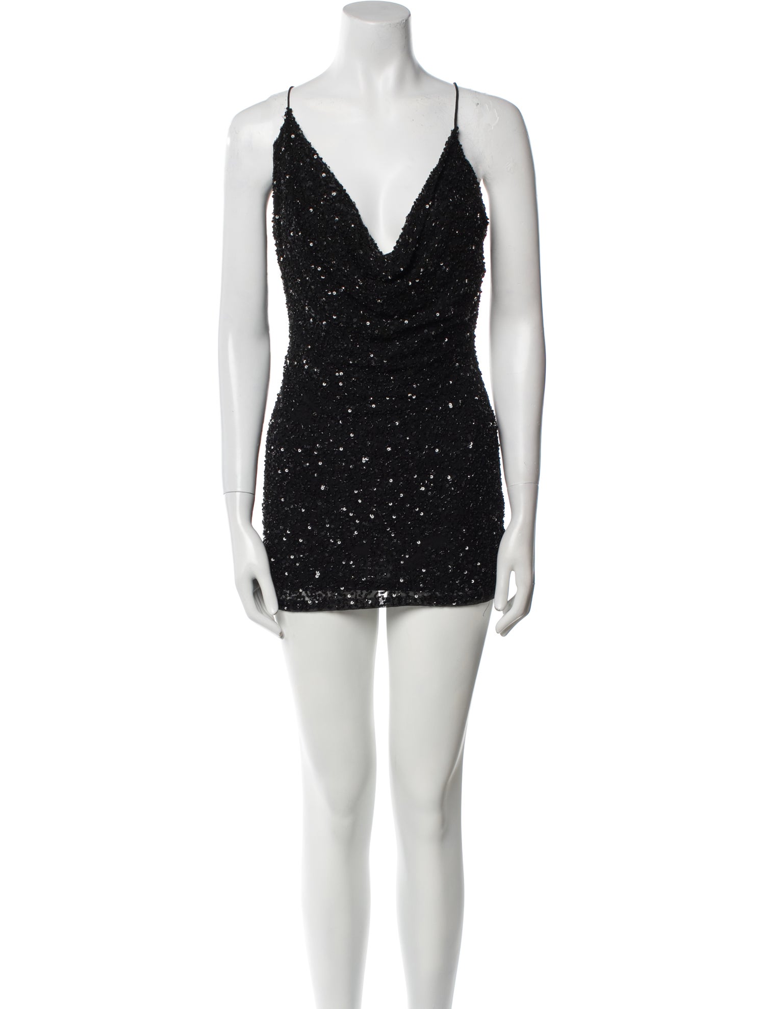 Majorelle V-Neck Mini Dress