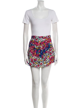 Majorelle Floral Print Skirt Set