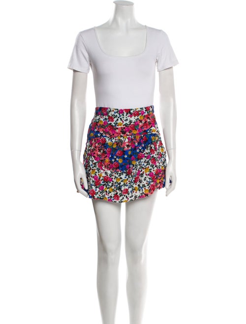 Majorelle Floral Print Skirt Set