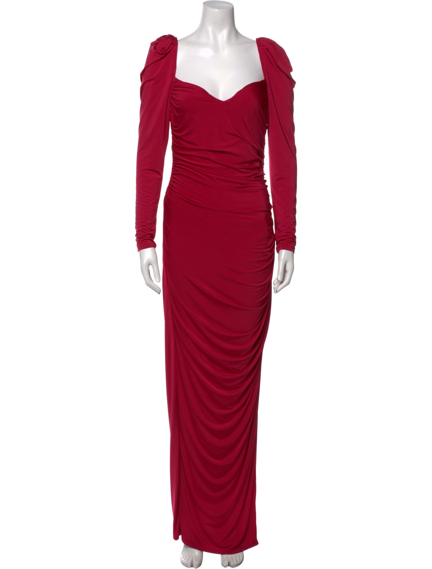 Majorelle Square Neckline Long Dress