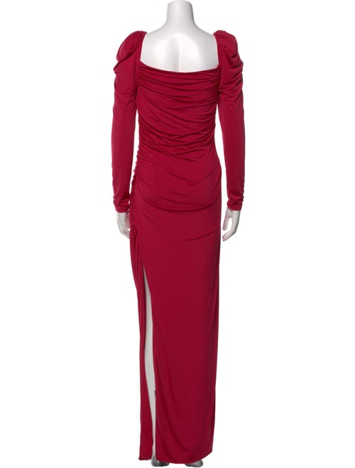 Majorelle Square Neckline Long Dress