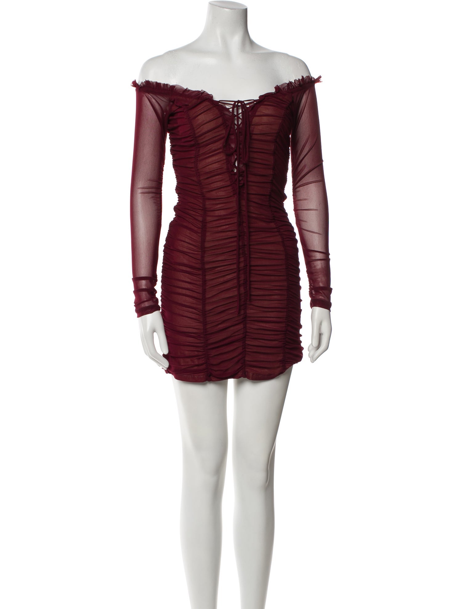 Majorelle Off-The-Shoulder Mini Dress