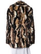 Majorelle Printed Faux Fur Jacket