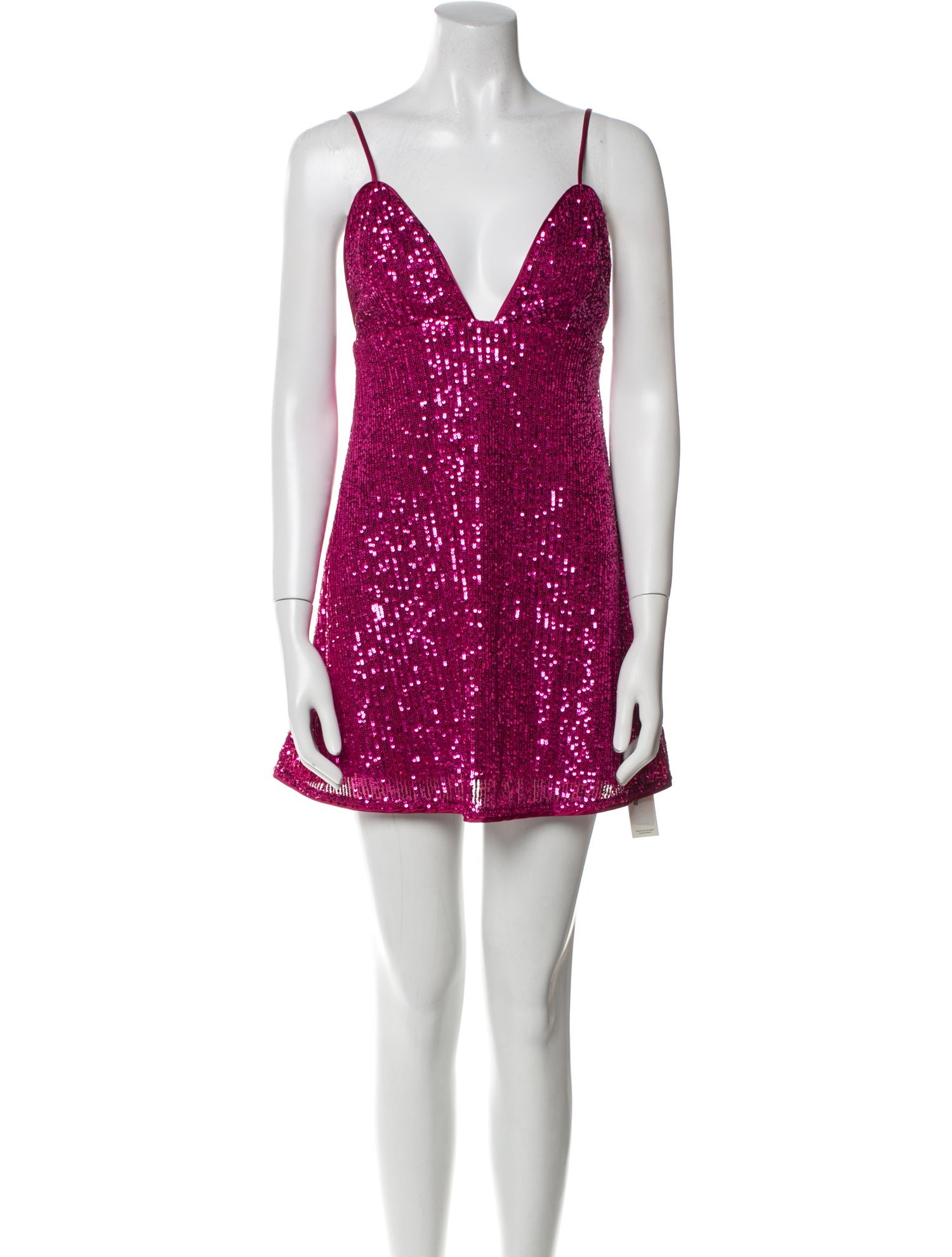 Majorelle V-Neck Mini Dress