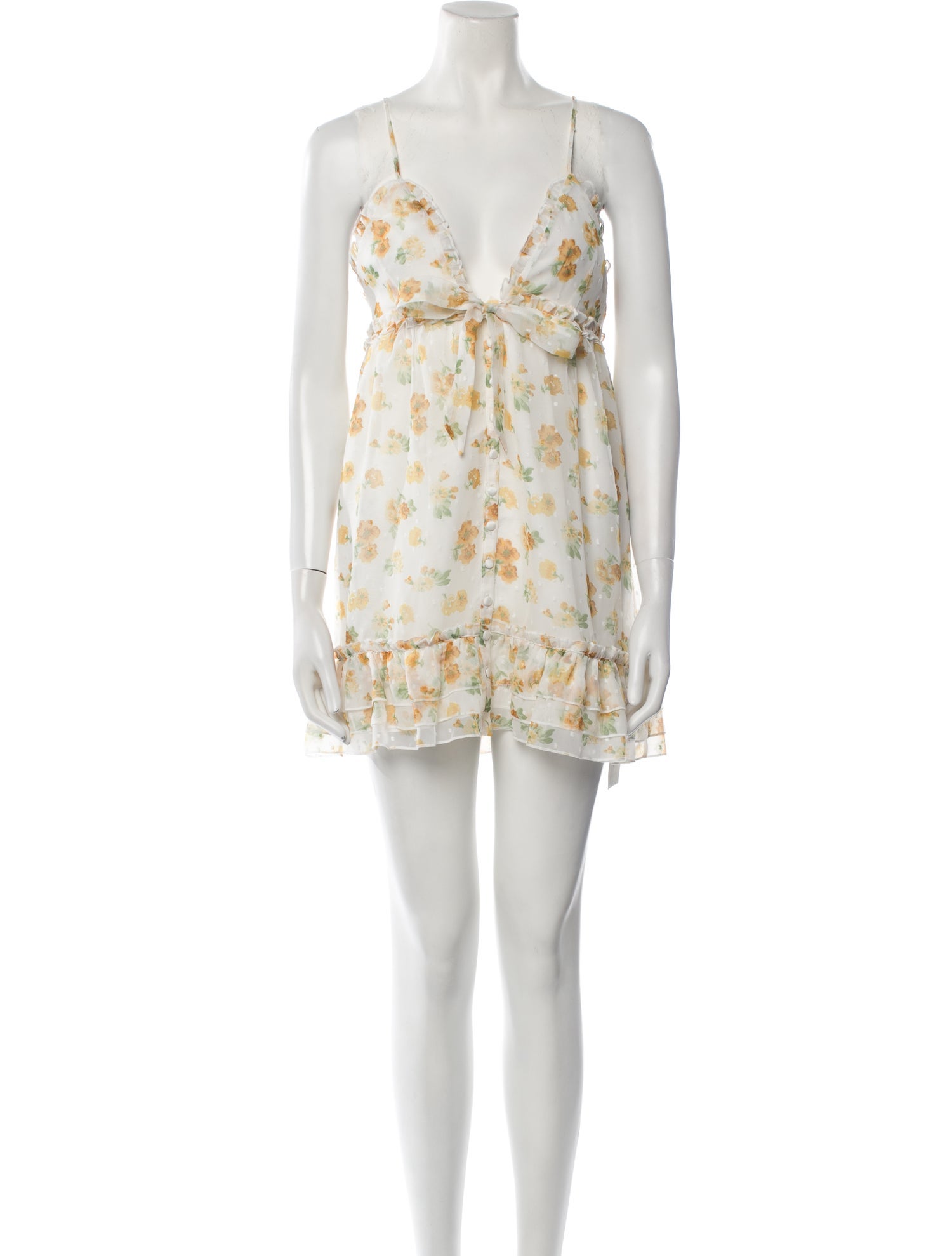 Majorelle Floral Print Mini Dress w/ Tags