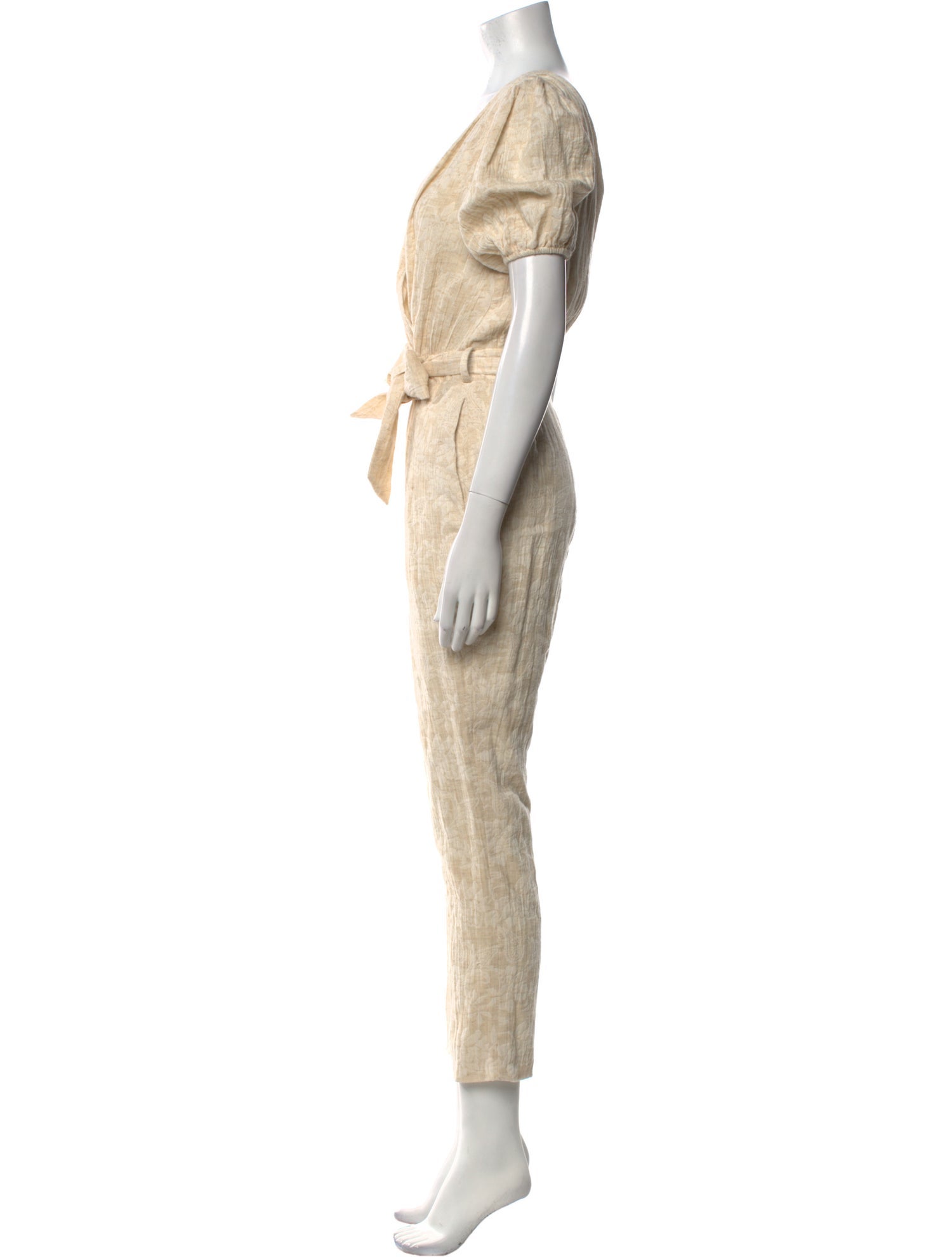 Majorelle Floral Print V-Neck Jumpsuit