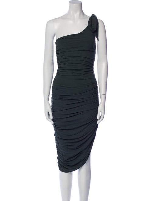 Majorelle One-Shoulder Knee-Length Dress