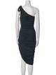Majorelle One-Shoulder Knee-Length Dress