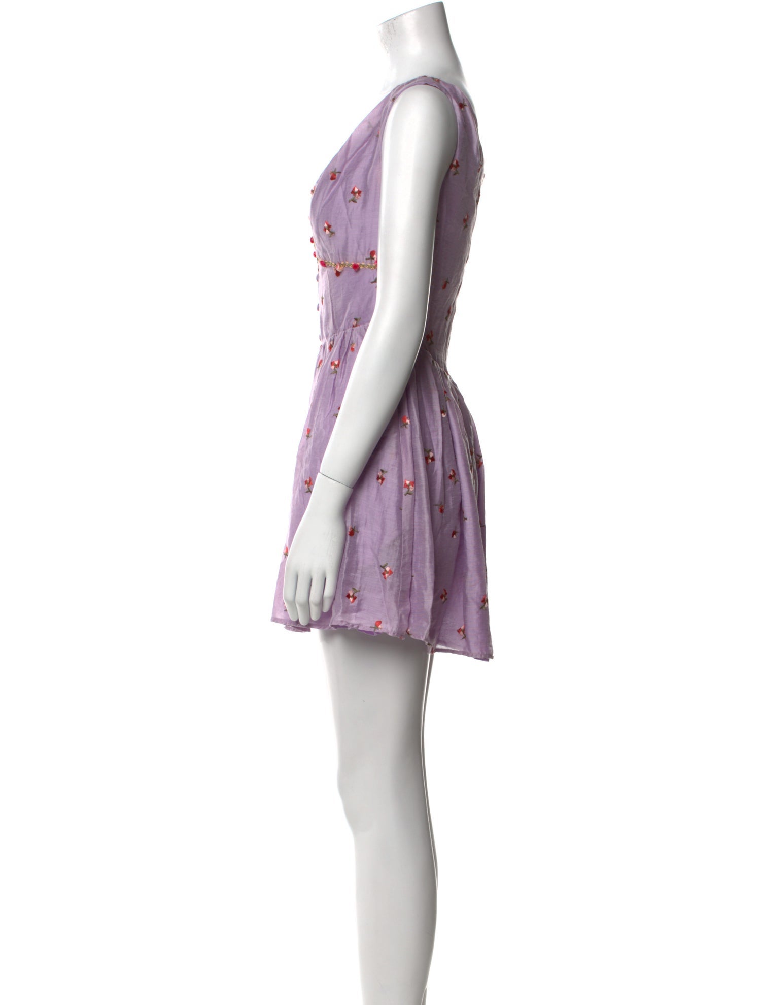 Majorelle Printed Mini Dress