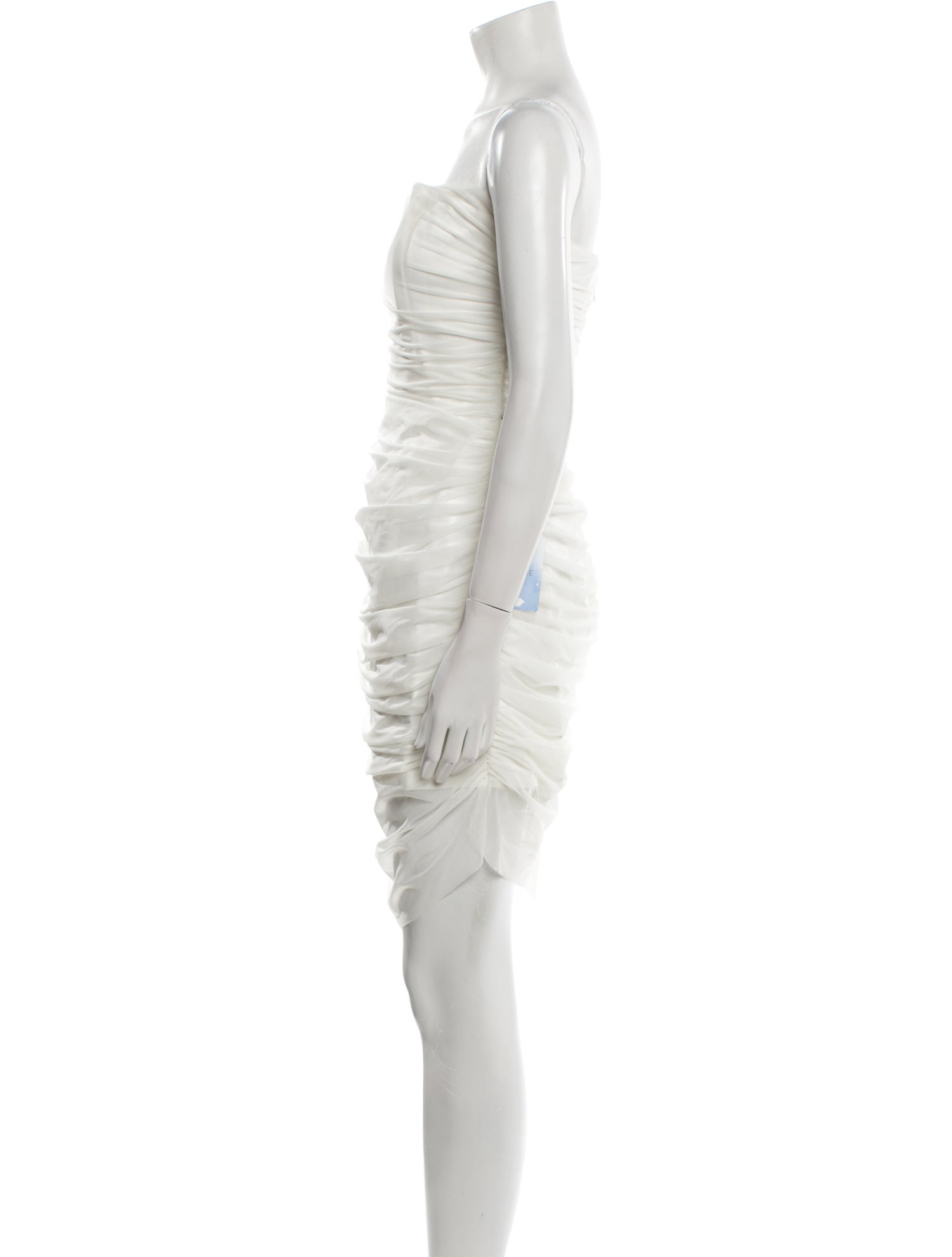 Majorelle Square Neckline Mini Dress