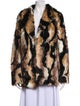 Majorelle Faux Fur Animal Print Faux Fur Jacket
