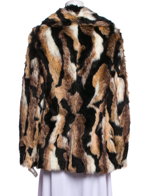 Majorelle Faux Fur Animal Print Faux Fur Jacket