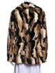 Majorelle Faux Fur Animal Print Faux Fur Jacket