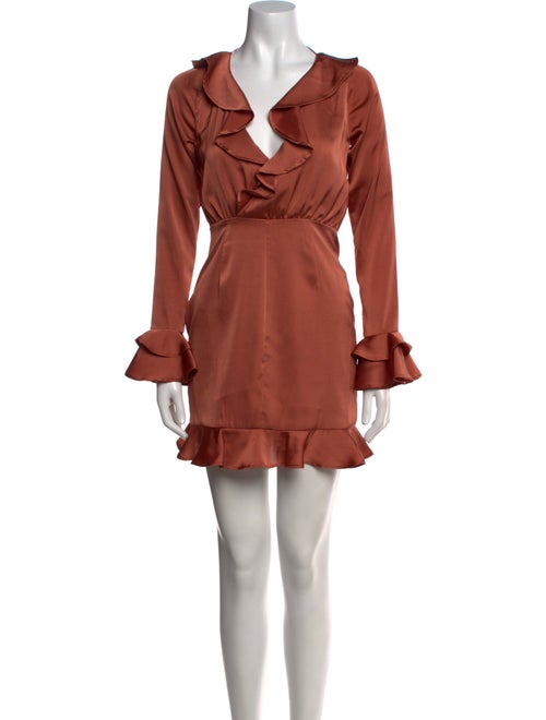 Majorelle V-Neck Mini Dress