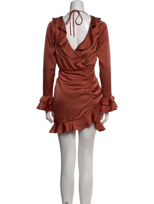 Majorelle V-Neck Mini Dress