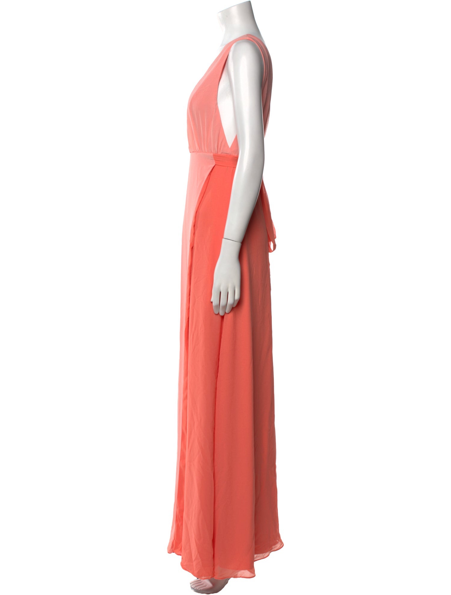 Majorelle V-Neck Long Dress