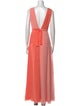 Majorelle V-Neck Long Dress