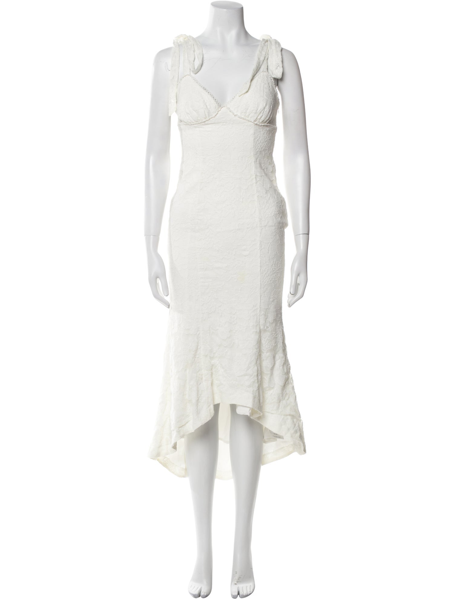 Majorelle V-Neck Midi Length Dress w/ Tags