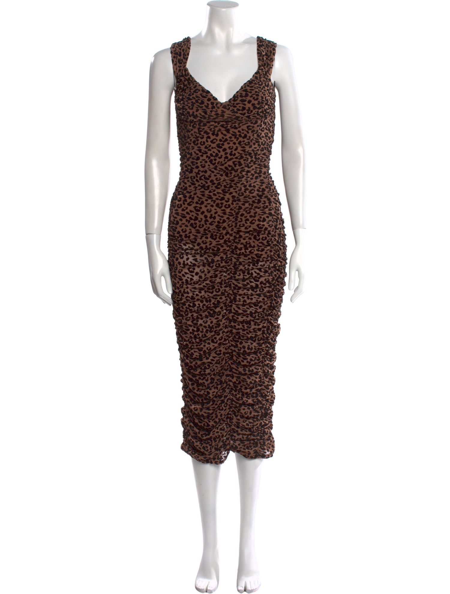 Majorelle Printed Midi Length Dress