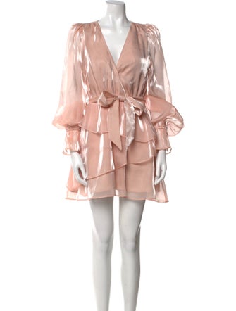 Majorelle V-Neck Mini Dress