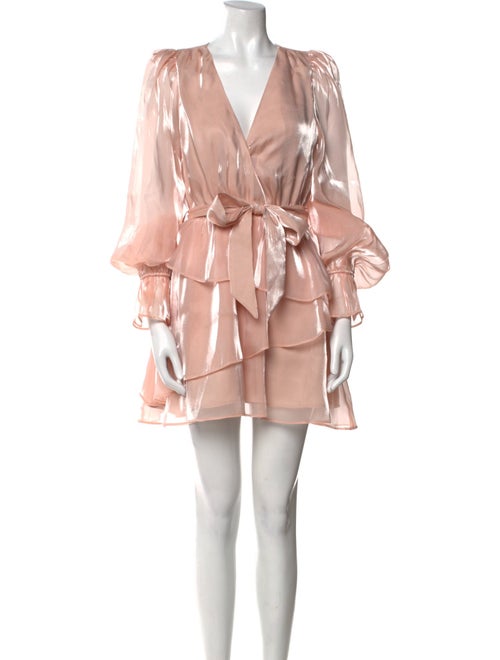 Majorelle V-Neck Mini Dress