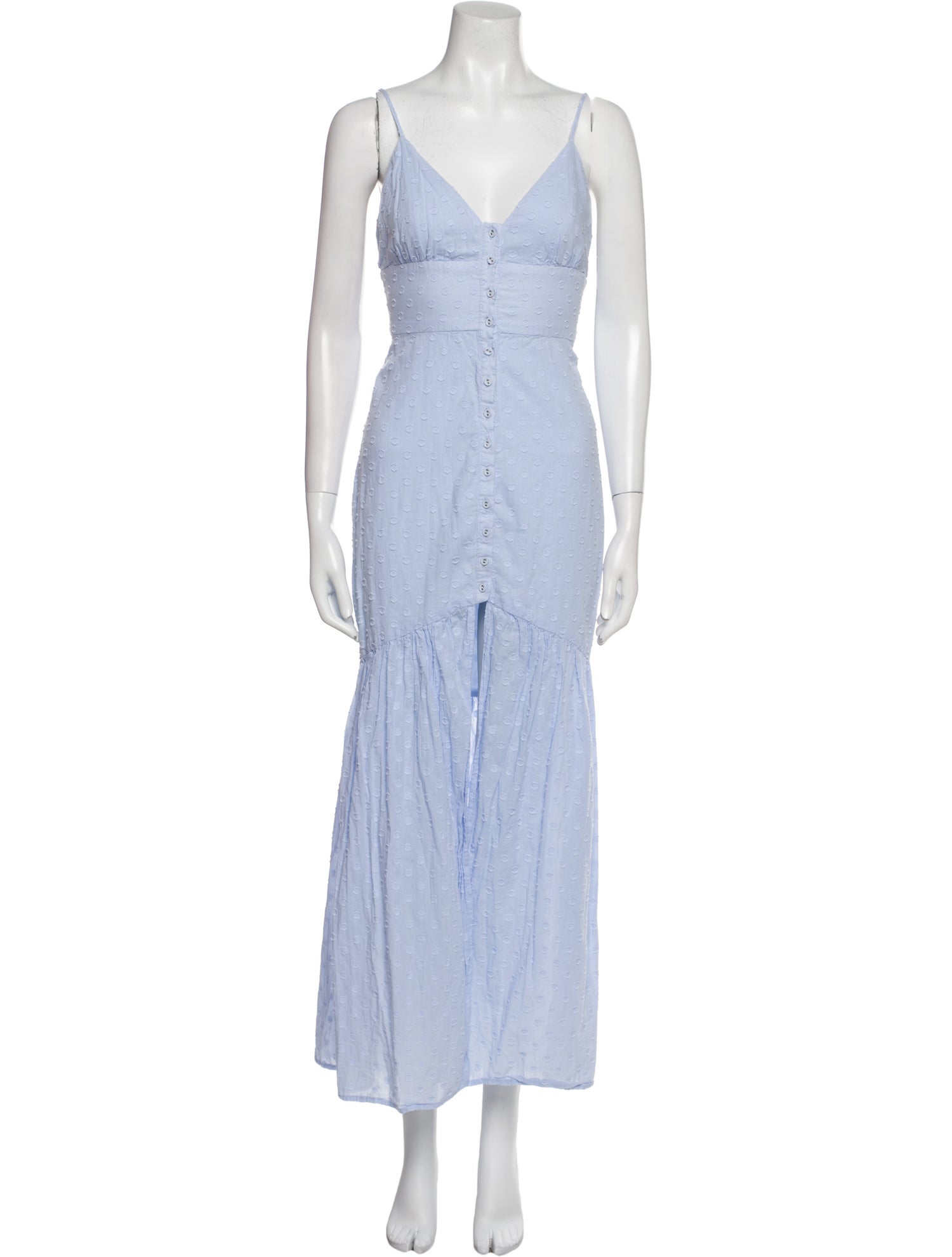 Majorelle V-Neck Long Dress