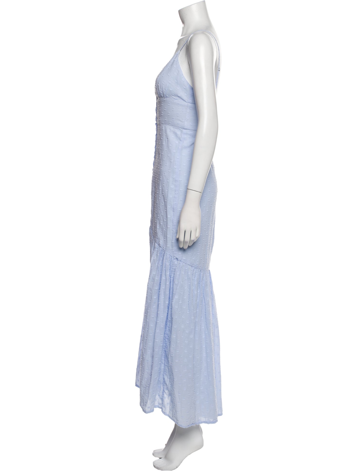 Majorelle V-Neck Long Dress