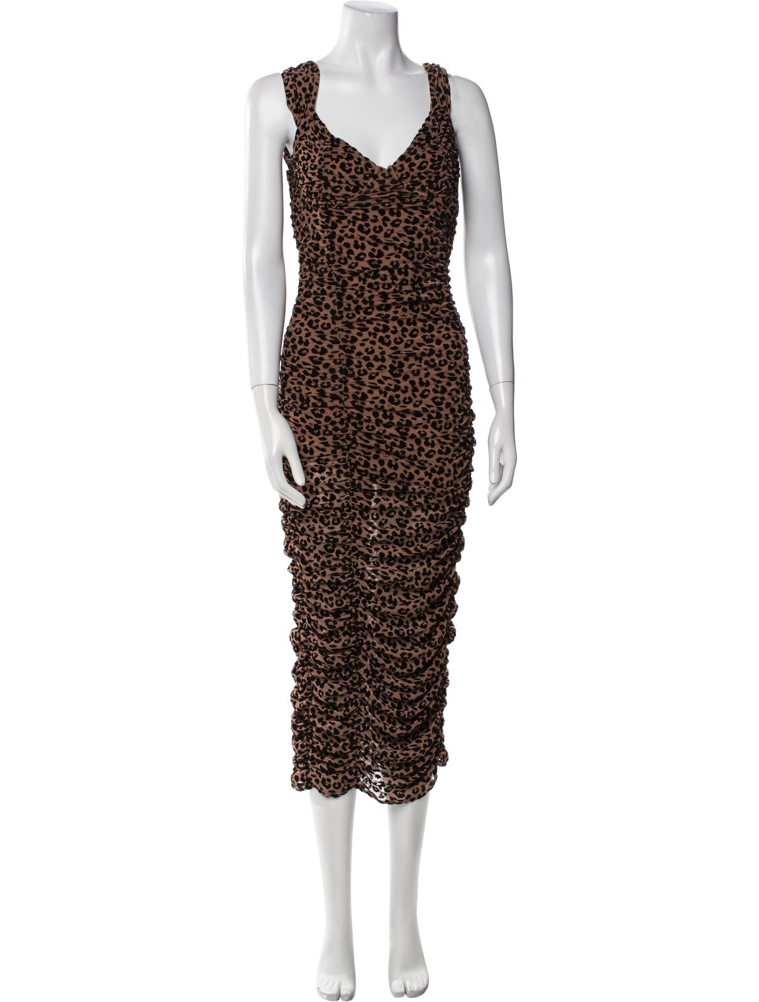 Majorelle Printed Knee-Length Dress w/ Tags