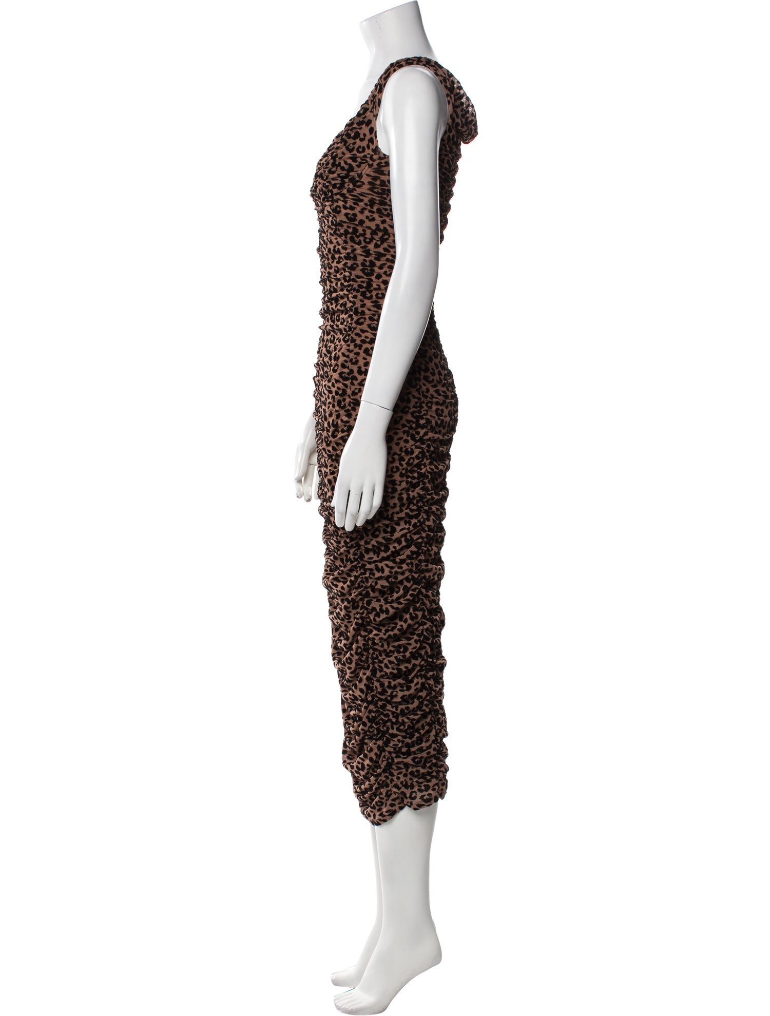 Majorelle Printed Knee-Length Dress w/ Tags