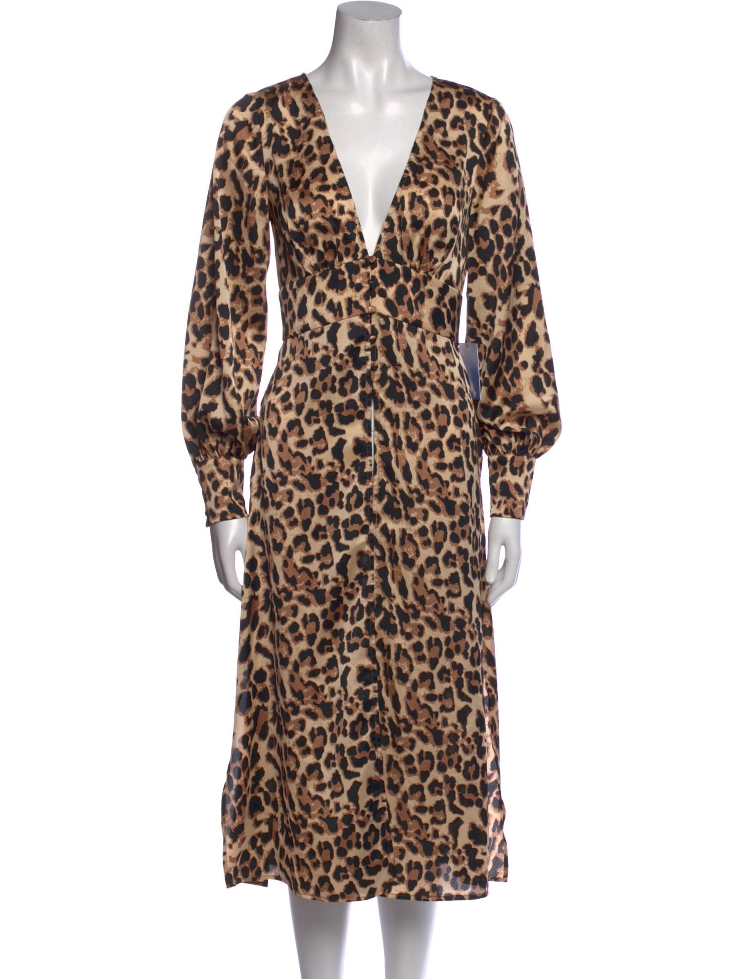 Majorelle Animal Print Midi Length Dress w/ Tags