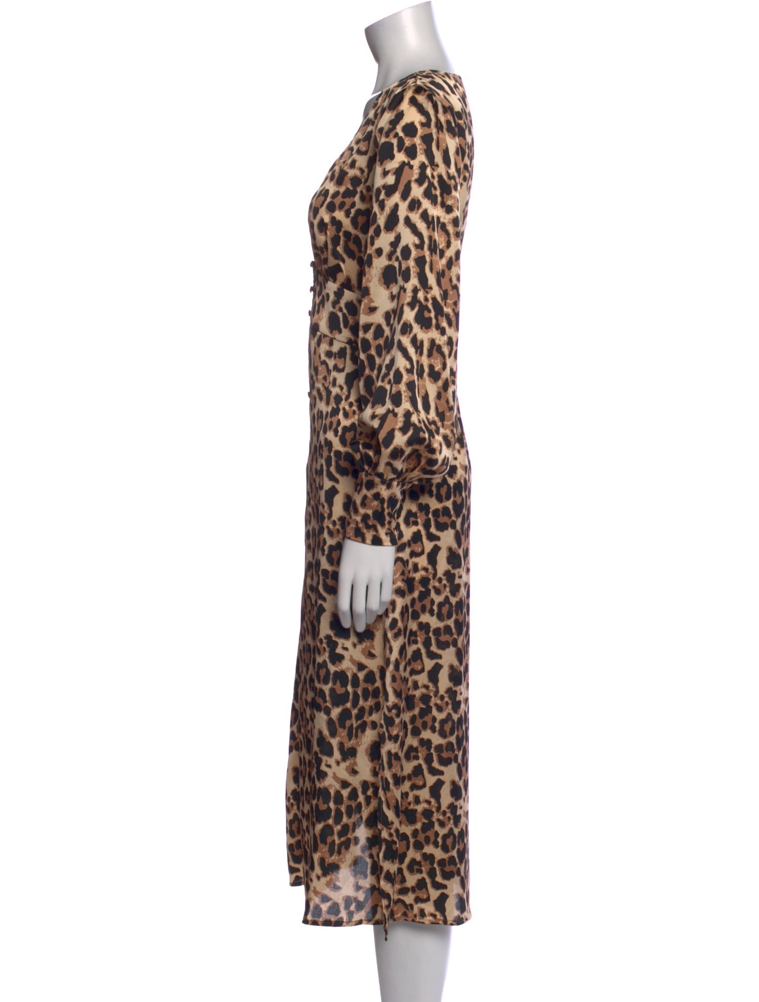 Majorelle Animal Print Midi Length Dress w/ Tags