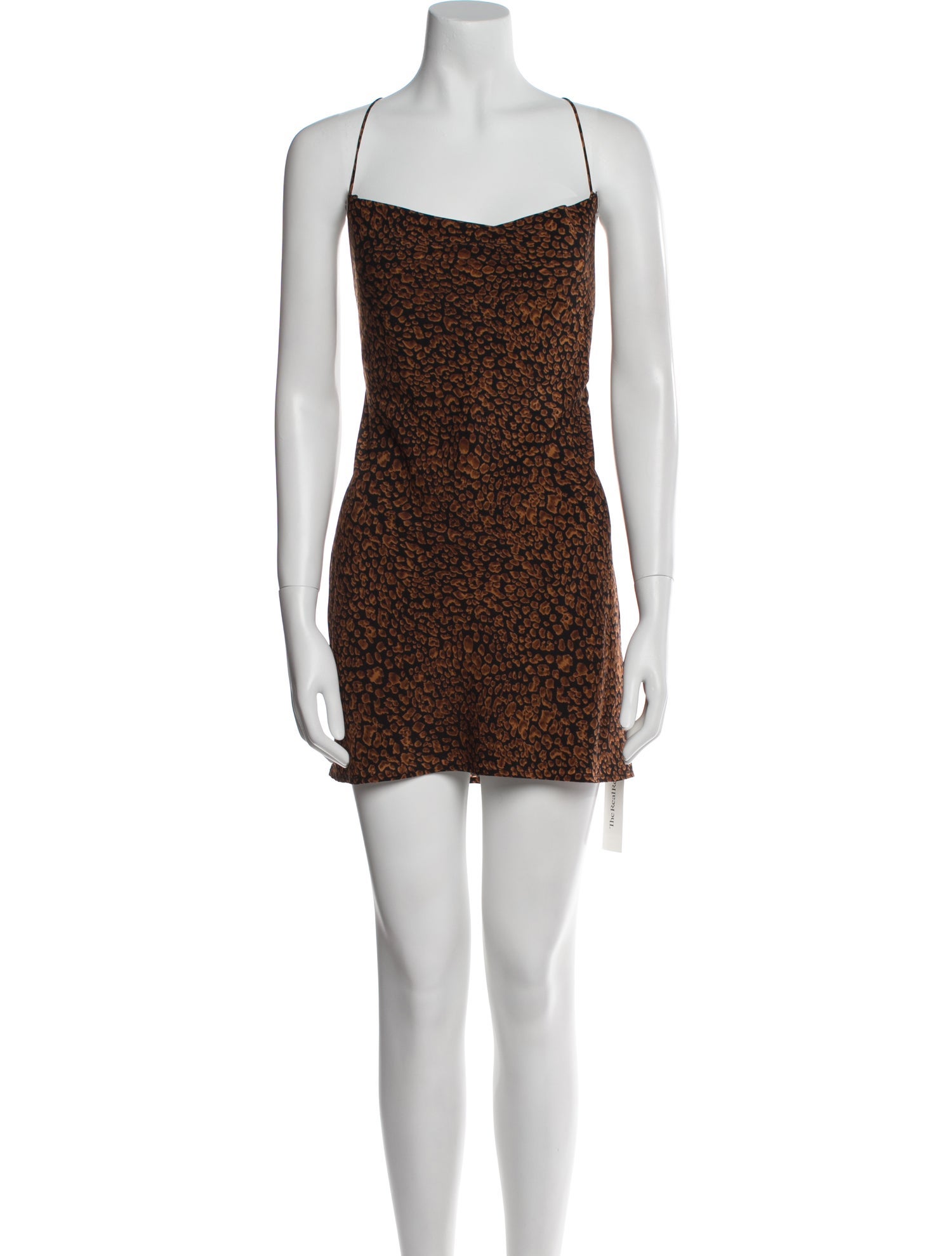 Majorelle Animal Print Mini Dress