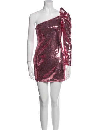 Majorelle One-Shoulder Mini Dress