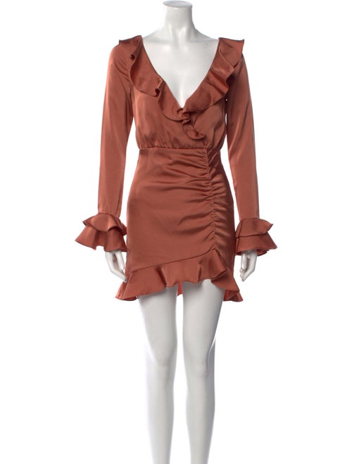 Majorelle V-Neck Mini Dress