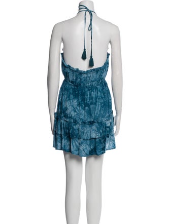 Majorelle Printed Mini Dress