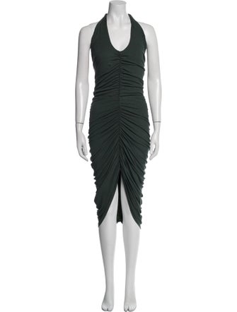 Majorelle Halterneck Midi Length Dress