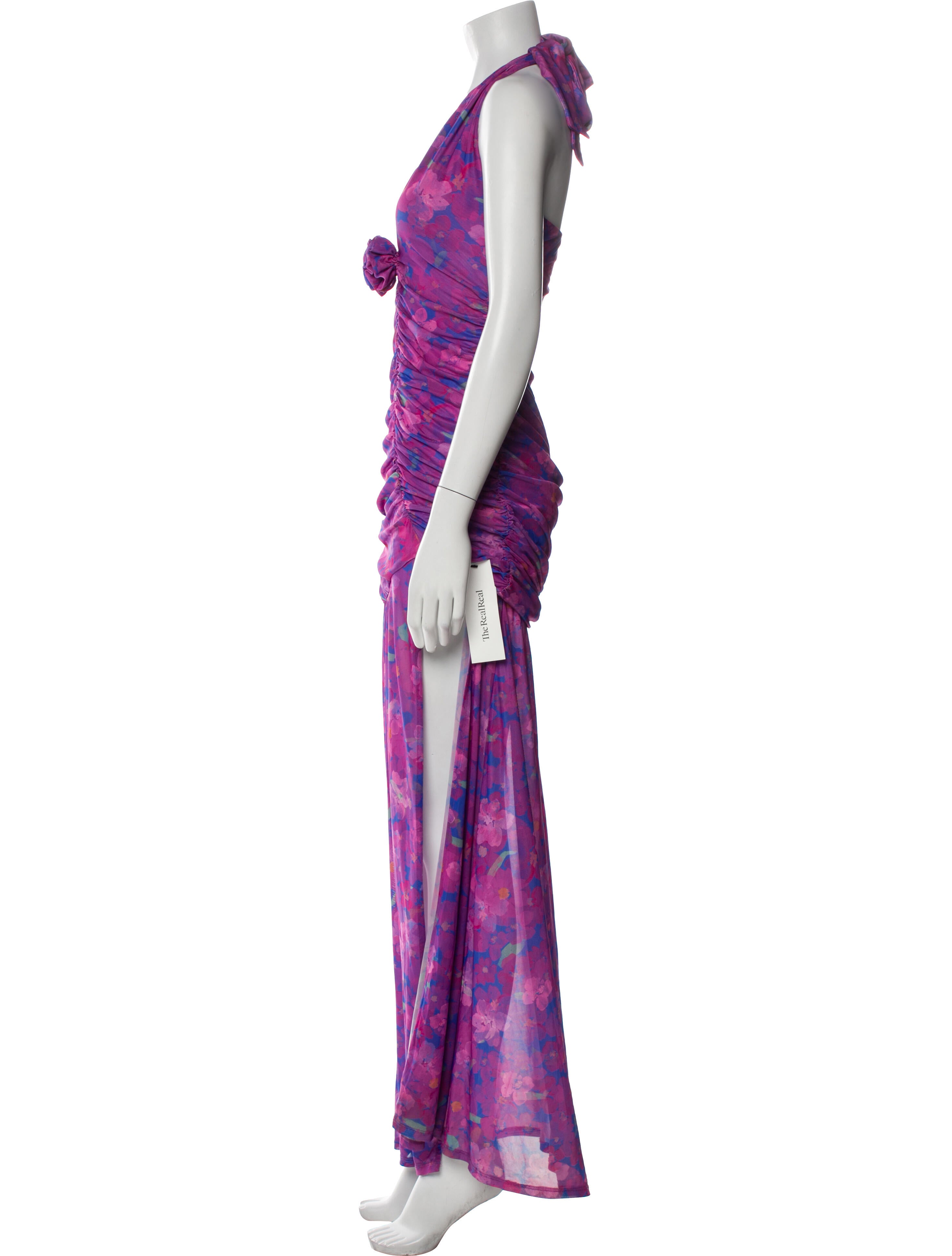 Majorelle Printed Long Dress