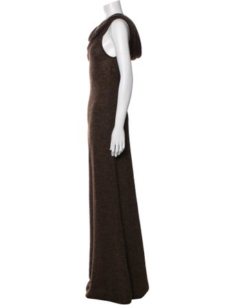 Majorelle Cowl Neck Long Dress