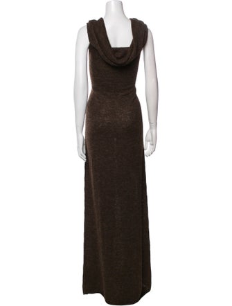 Majorelle Cowl Neck Long Dress