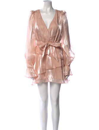 Majorelle V-Neck Mini Dress