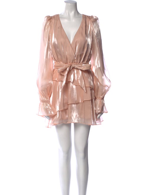 Majorelle V-Neck Mini Dress