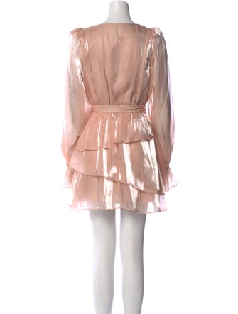 Majorelle V-Neck Mini Dress