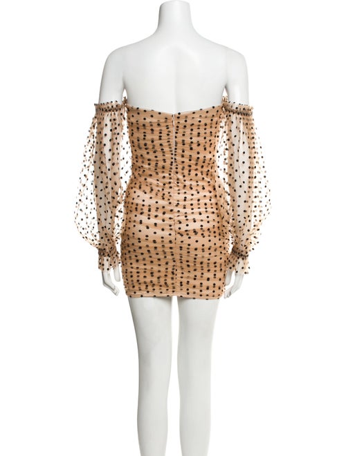 Majorelle Polka Dot Print Mini Dress