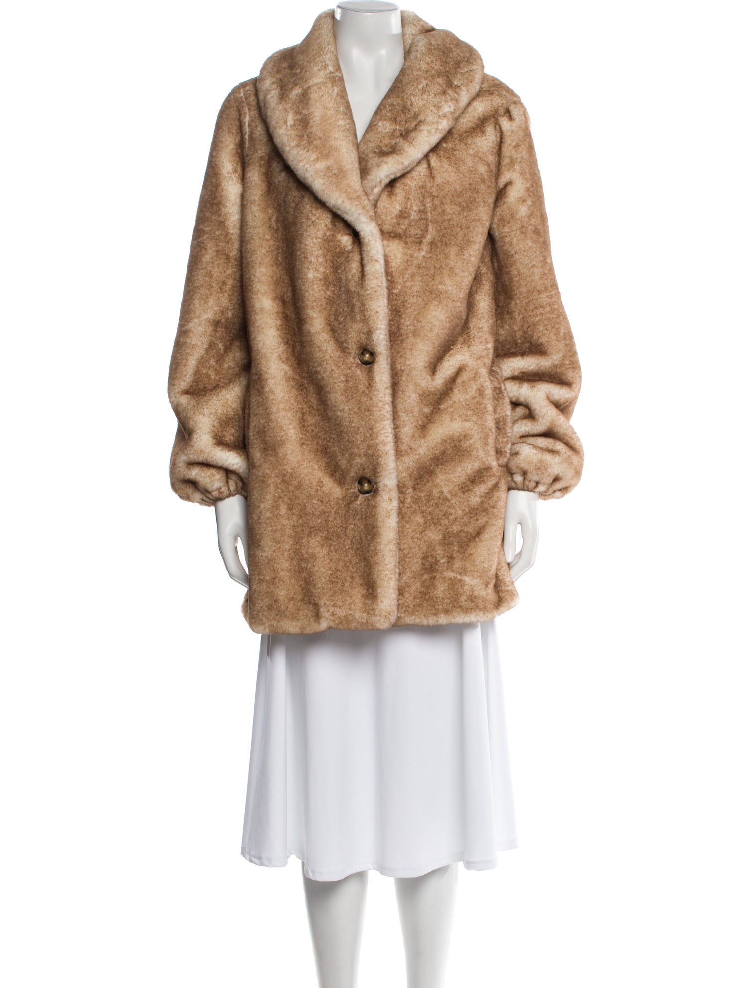 Majorelle Faux Fur Coat