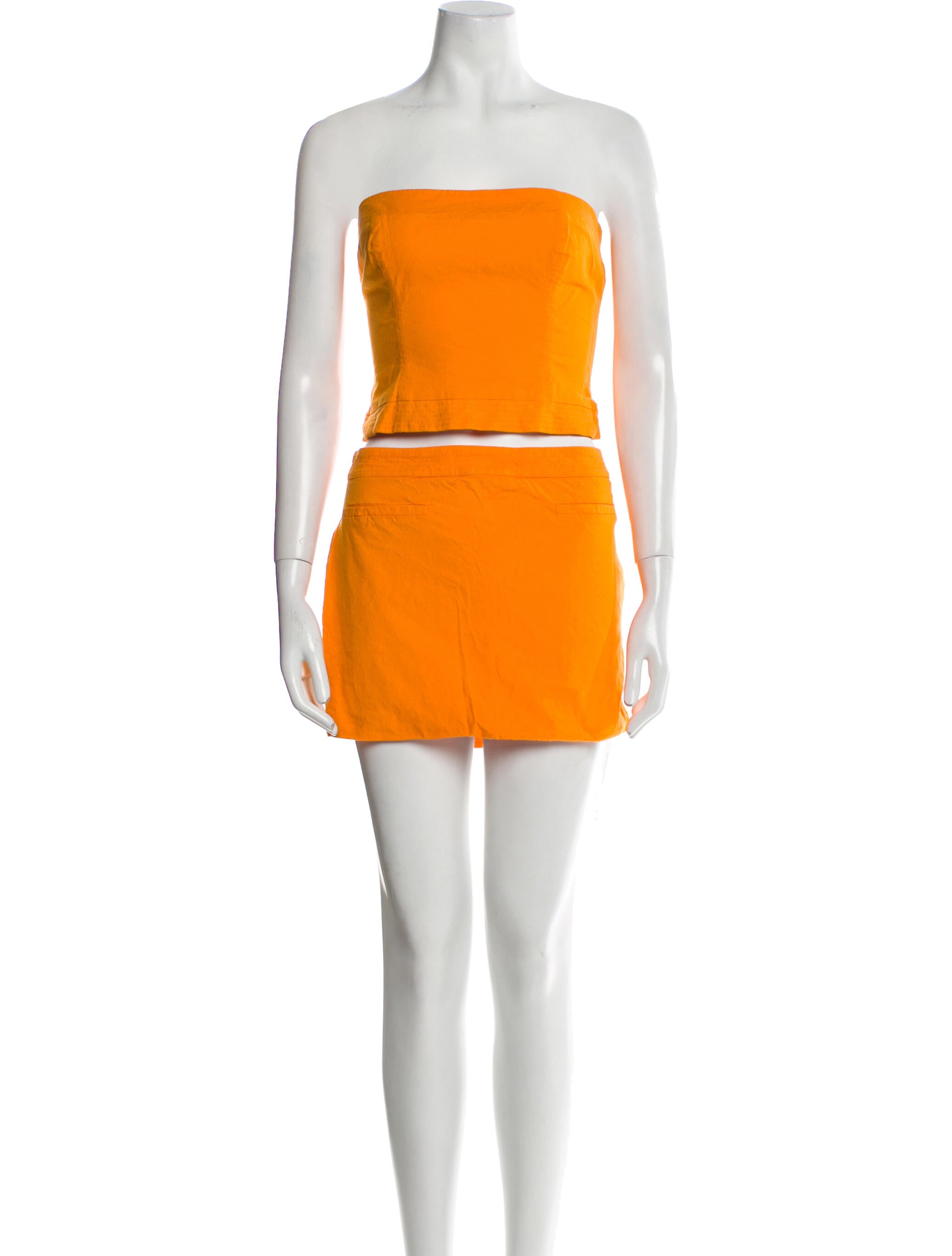 Majorelle Linen Skirt Set