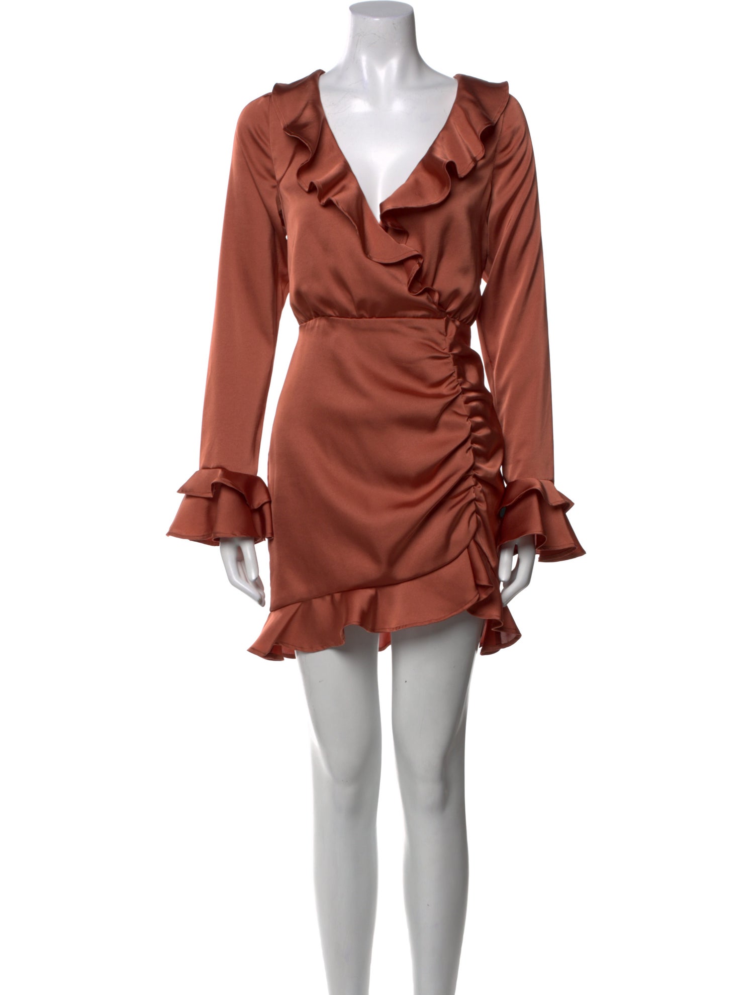 Majorelle V-Neck Mini Dress