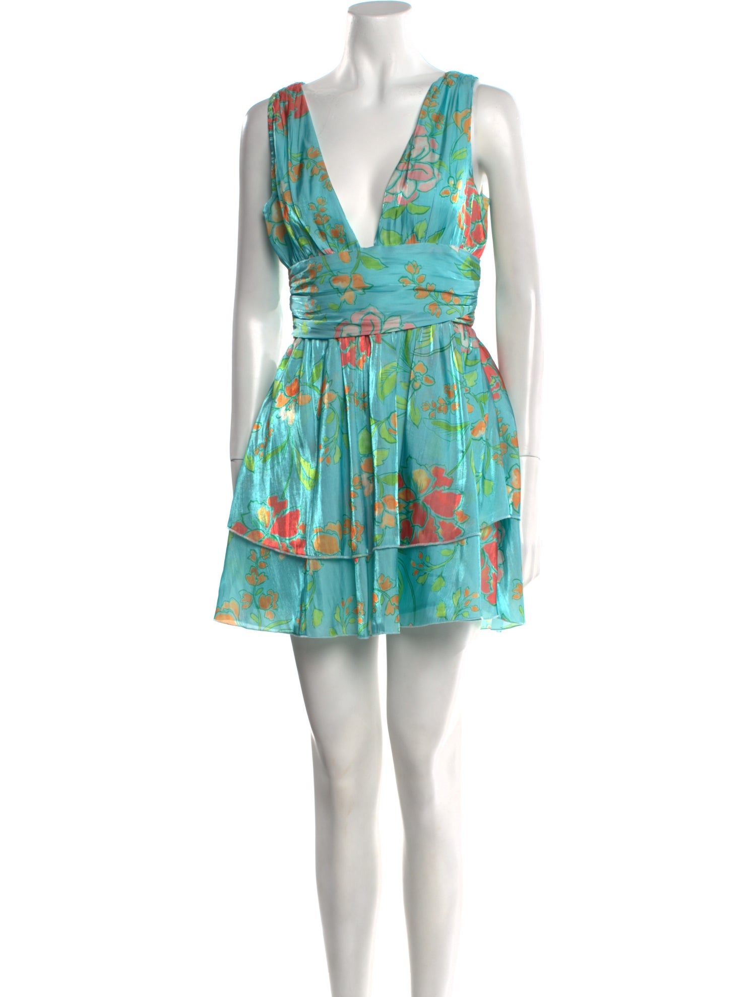 Majorelle Printed Mini Dress