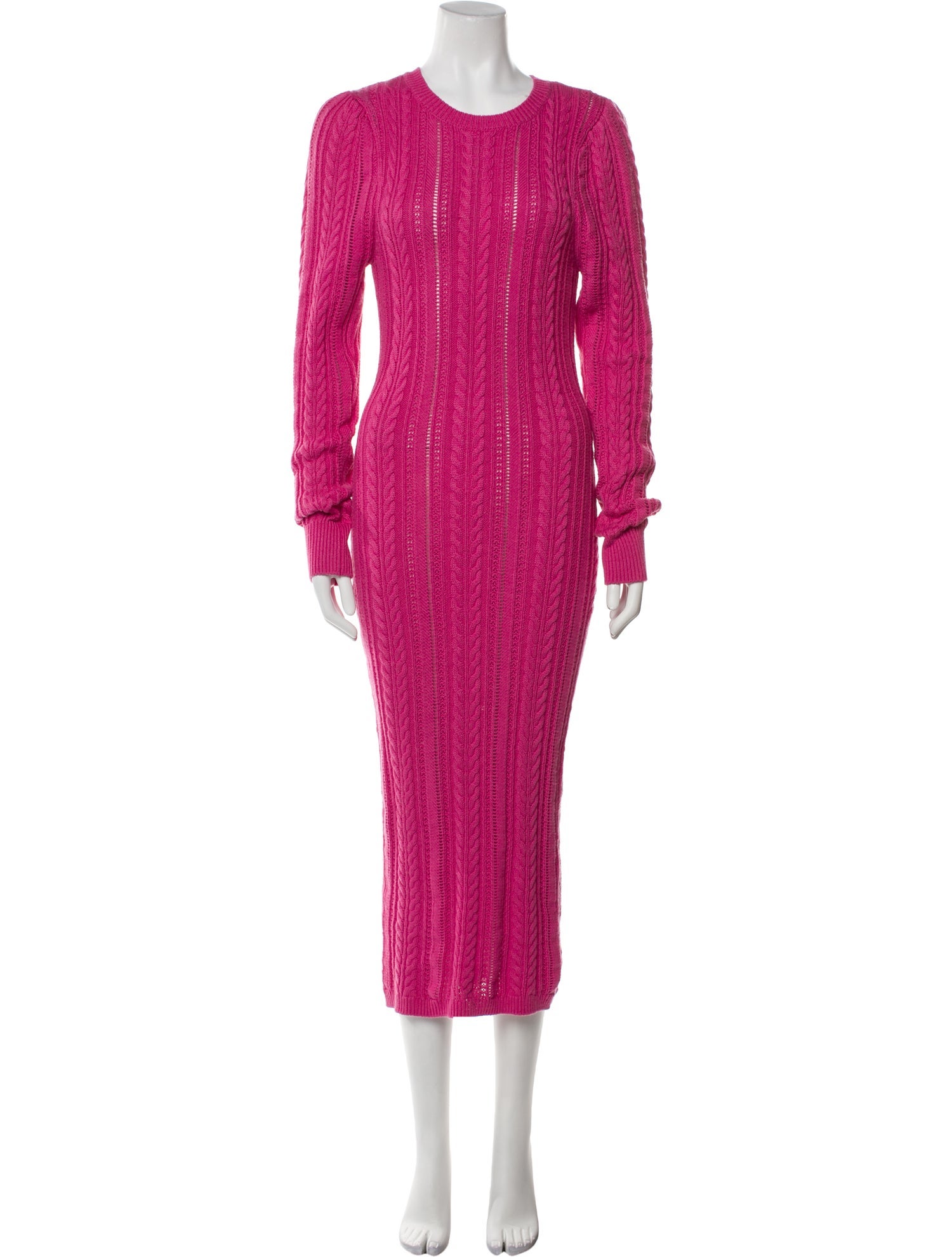 Majorelle Crew Neck Long Dress