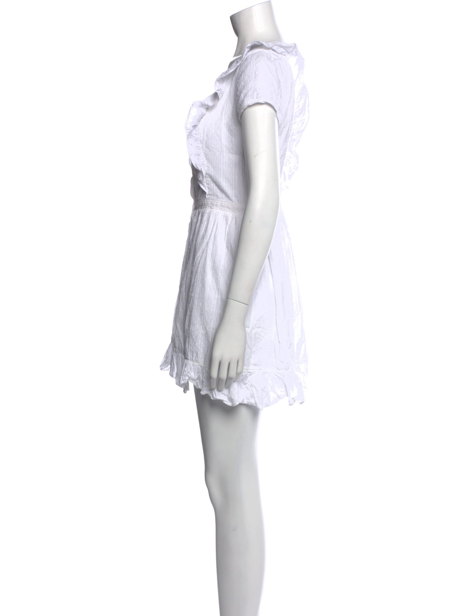 Majorelle Square Neckline Mini Dress